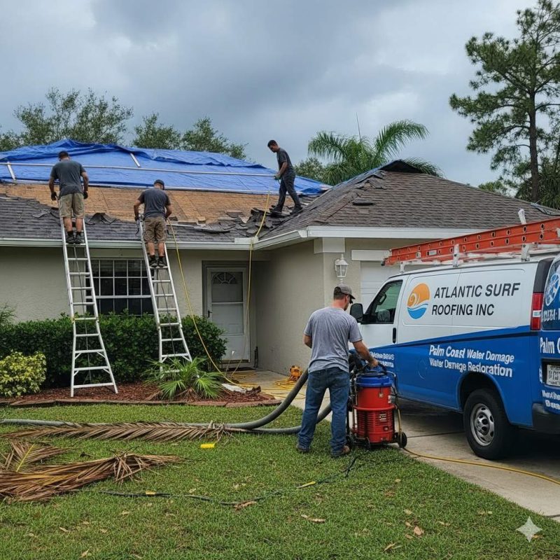 Atlantic Surf Roofing Water Damage Restoration Service Palm Coast, FL